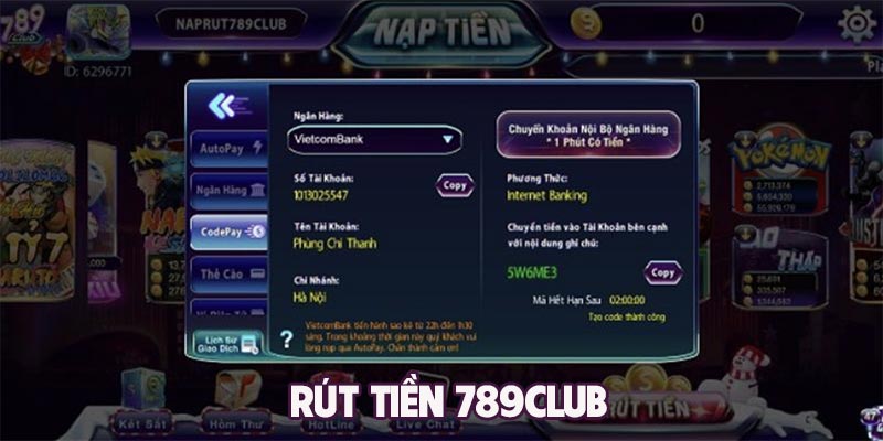 Rút tiền 789club