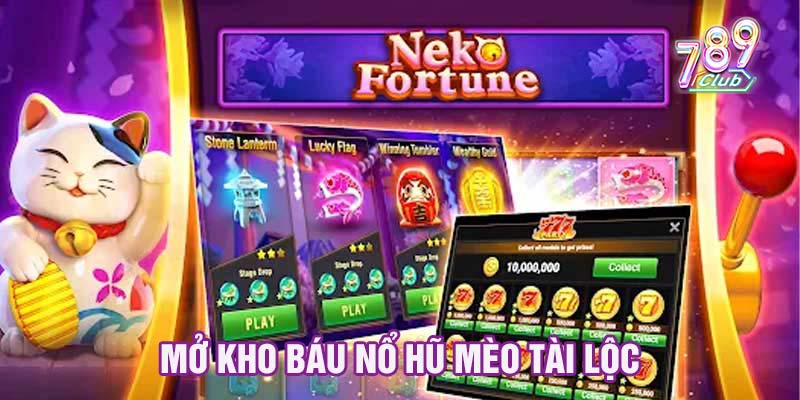 Mở kho báu nổ hũ mèo tài lộc